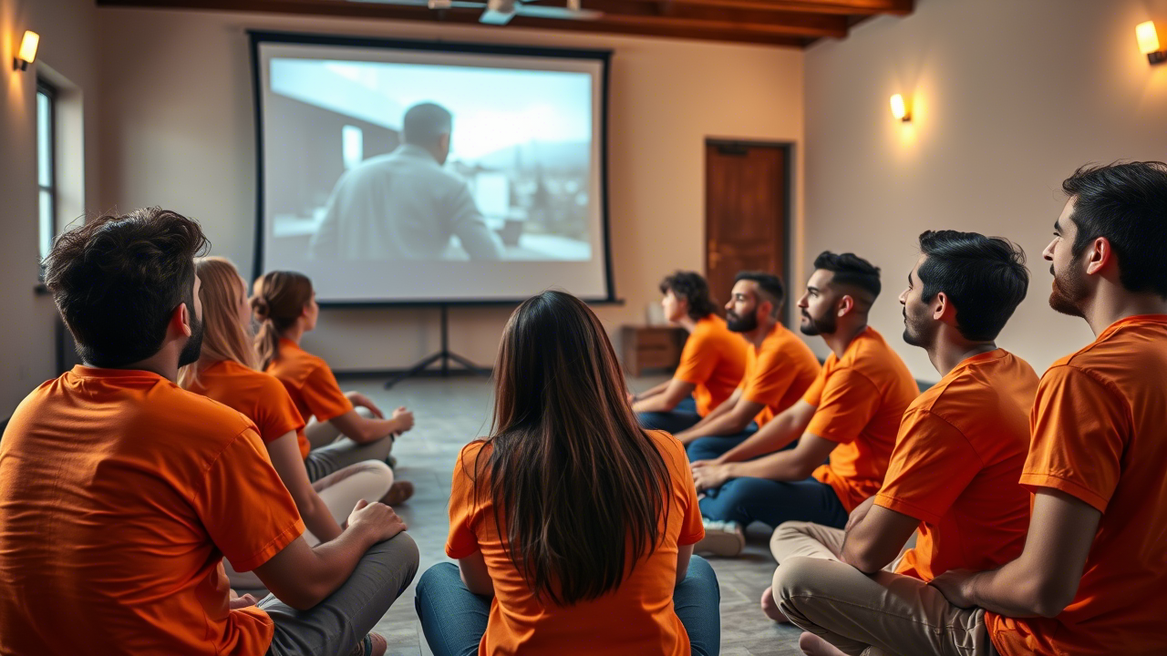 Sala de cine fórum o talleres