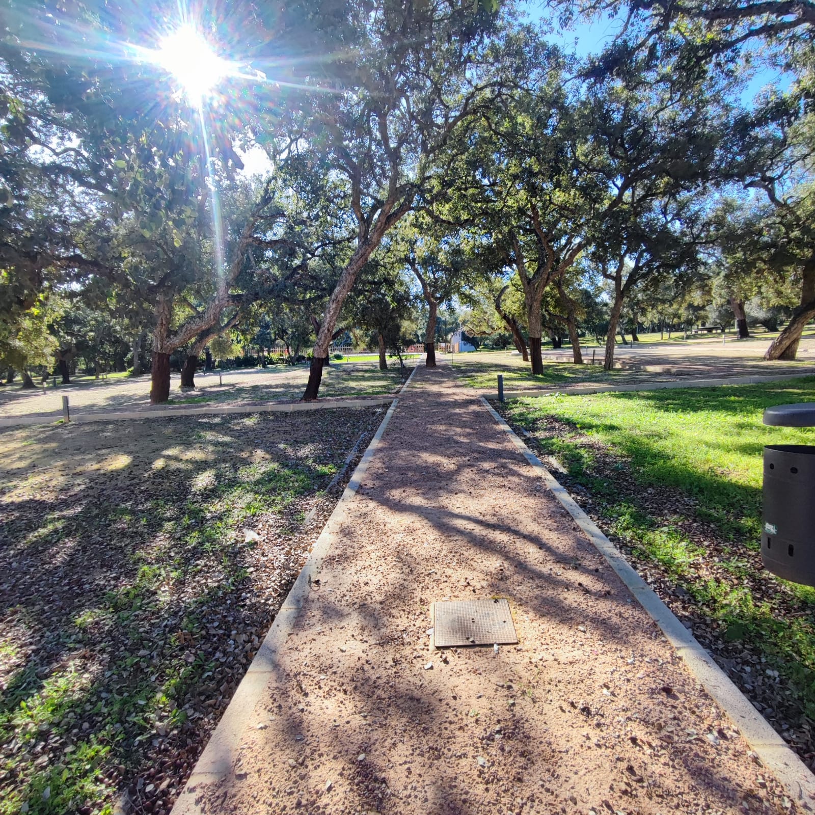 Zona de tiendas de campaña